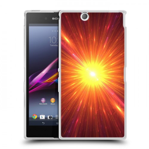 Дизайнерский пластиковый чехол для Sony Xperia Z Ultra  Солнце