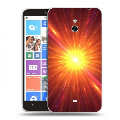 Дизайнерский пластиковый чехол для Nokia Lumia 1320 Солнце