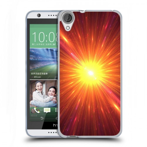 Дизайнерский силиконовый чехол для HTC Desire 820 Солнце