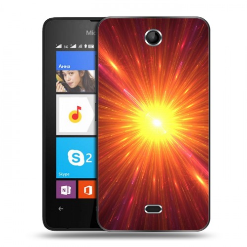 Дизайнерский силиконовый чехол для Microsoft Lumia 430 Dual SIM Солнце