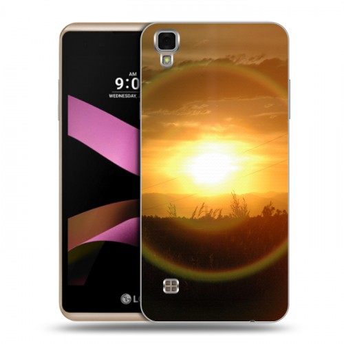Дизайнерский силиконовый чехол для LG X Style Солнце