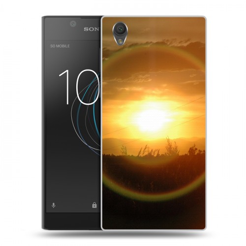 Дизайнерский пластиковый чехол для Sony Xperia L1 Солнце