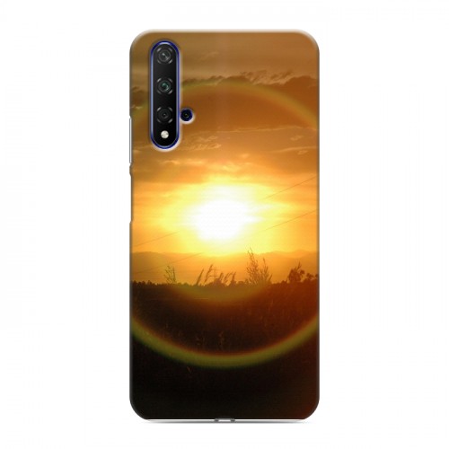 Дизайнерский силиконовый чехол для Huawei Honor 20 Солнце