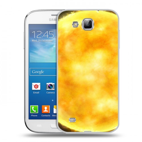 Дизайнерский пластиковый чехол для Samsung Galaxy Premier Солнце