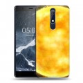 Дизайнерский пластиковый чехол для Nokia 5.1 Солнце