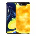 Дизайнерский пластиковый чехол для Samsung Galaxy A80 Солнце