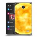 Дизайнерский пластиковый чехол для Nokia X Солнце