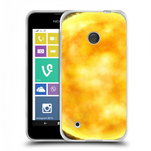 Дизайнерский пластиковый чехол для Nokia Lumia 530 Солнце