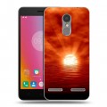 Дизайнерский пластиковый чехол для Lenovo K6 Солнце