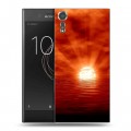 Дизайнерский пластиковый чехол для Sony Xperia XZs Солнце