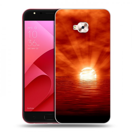 Дизайнерский пластиковый чехол для ASUS ZenFone 4 Selfie Pro Солнце
