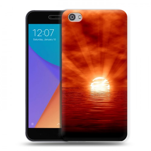 Дизайнерский пластиковый чехол для Xiaomi RedMi Note 5A Солнце
