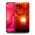 Дизайнерский пластиковый чехол для Huawei Nova 4 Солнце