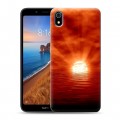 Дизайнерский силиконовый чехол для Xiaomi RedMi 7A Солнце