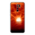 Дизайнерский силиконовый чехол для Xiaomi RedMi 9 Солнце