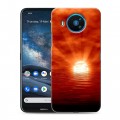 Дизайнерский силиконовый чехол для Nokia 8.3 Солнце