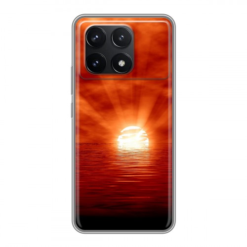 Дизайнерский силиконовый чехол для Xiaomi Redmi K70 5G Солнце