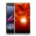 Дизайнерский пластиковый чехол для Sony Xperia Z Ultra  Солнце