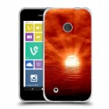 Дизайнерский пластиковый чехол для Nokia Lumia 530 Солнце