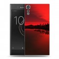 Дизайнерский пластиковый чехол для Sony Xperia XZs Солнце