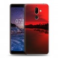 Дизайнерский пластиковый чехол для Nokia 7 Plus Солнце