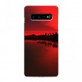 Дизайнерский силиконовый чехол для Samsung Galaxy S10 Солнце