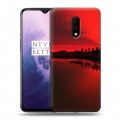 Дизайнерский пластиковый чехол для OnePlus 7 Солнце