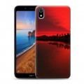 Дизайнерский силиконовый чехол для Xiaomi RedMi 7A Солнце