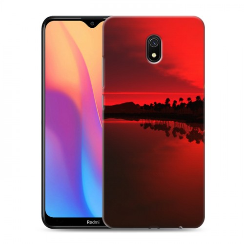 Дизайнерский силиконовый с усиленными углами чехол для Xiaomi RedMi 8A Солнце