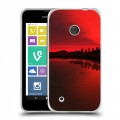 Дизайнерский пластиковый чехол для Nokia Lumia 530 Солнце