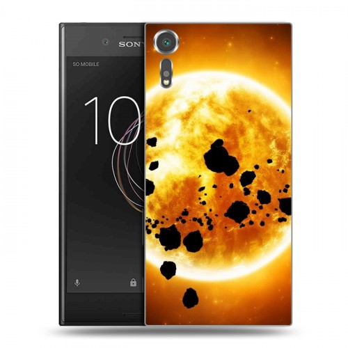 Дизайнерский пластиковый чехол для Sony Xperia XZs Солнце