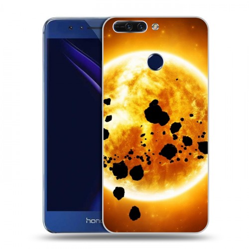 Дизайнерский пластиковый чехол для Huawei Honor 8 Pro Солнце