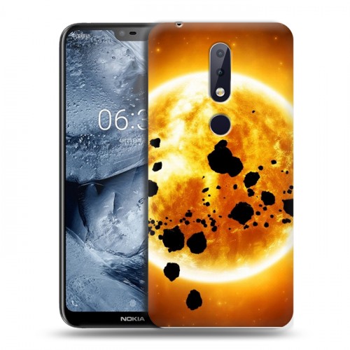 Дизайнерский пластиковый чехол для Nokia 6.1 Plus Солнце