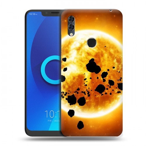 Дизайнерский силиконовый чехол для Alcatel 5V Солнце