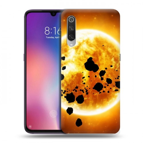 Дизайнерский силиконовый с усиленными углами чехол для Xiaomi Mi9 Солнце