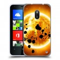 Дизайнерский пластиковый чехол для Nokia Lumia 620 Солнце