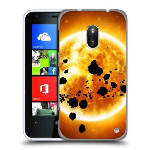 Дизайнерский пластиковый чехол для Nokia Lumia 620 Солнце