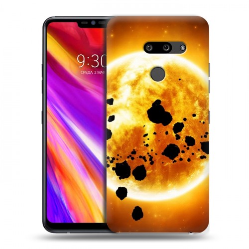 Дизайнерский пластиковый чехол для LG G8 ThinQ Солнце