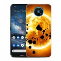 Дизайнерский силиконовый чехол для Nokia 8.3 Солнце