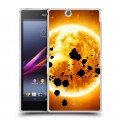 Дизайнерский пластиковый чехол для Sony Xperia Z Ultra  Солнце