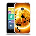 Дизайнерский пластиковый чехол для Nokia Lumia 530 Солнце