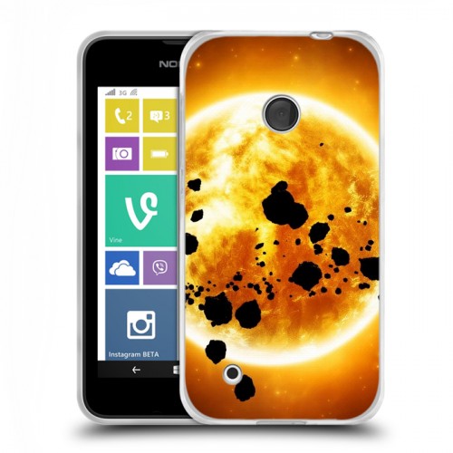 Дизайнерский пластиковый чехол для Nokia Lumia 530 Солнце