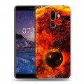 Дизайнерский пластиковый чехол для Nokia 7 Plus Солнце