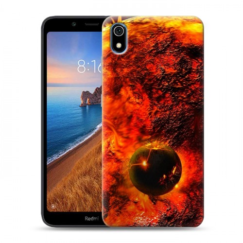 Дизайнерский силиконовый чехол для Xiaomi RedMi 7A Солнце