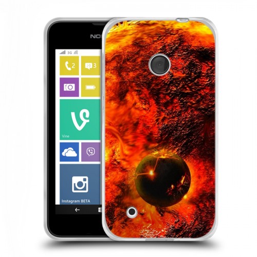 Дизайнерский пластиковый чехол для Nokia Lumia 530 Солнце