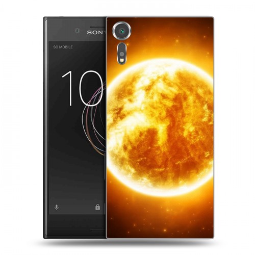 Дизайнерский пластиковый чехол для Sony Xperia XZs Солнце