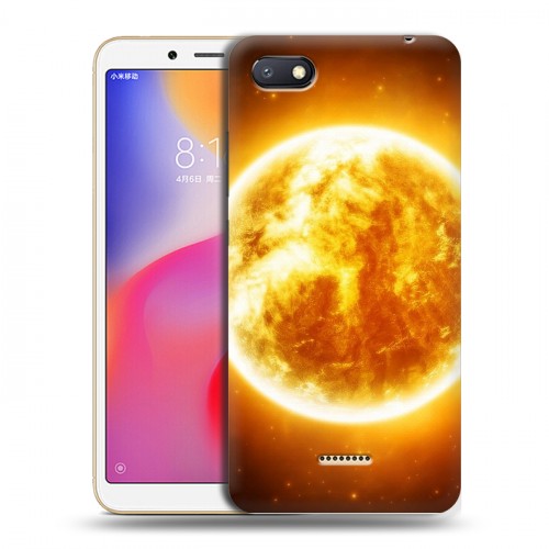 Дизайнерский пластиковый чехол для Xiaomi RedMi 6A Солнце