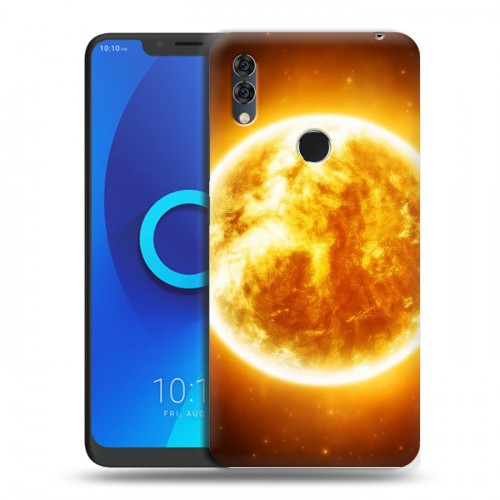 Дизайнерский силиконовый чехол для Alcatel 5V Солнце