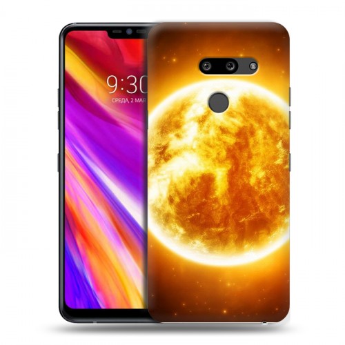 Дизайнерский пластиковый чехол для LG G8 ThinQ Солнце