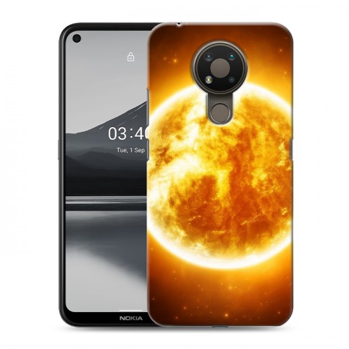 Дизайнерский силиконовый чехол для Nokia 3.4 Солнце